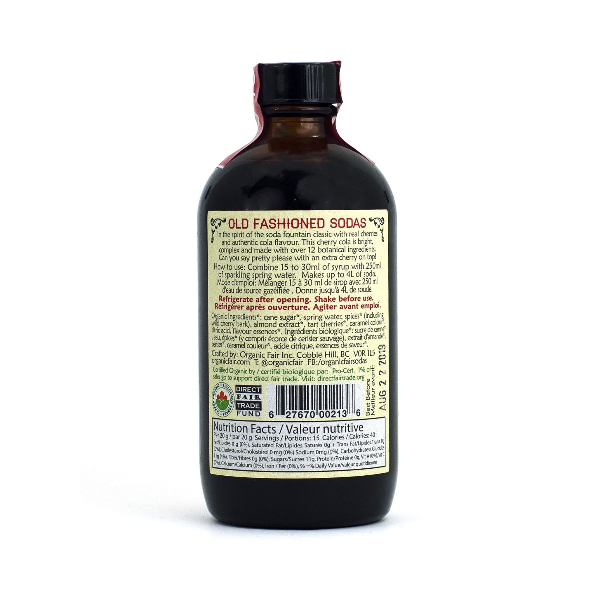 Cherry Cola Soda Syrup - organicfair.com