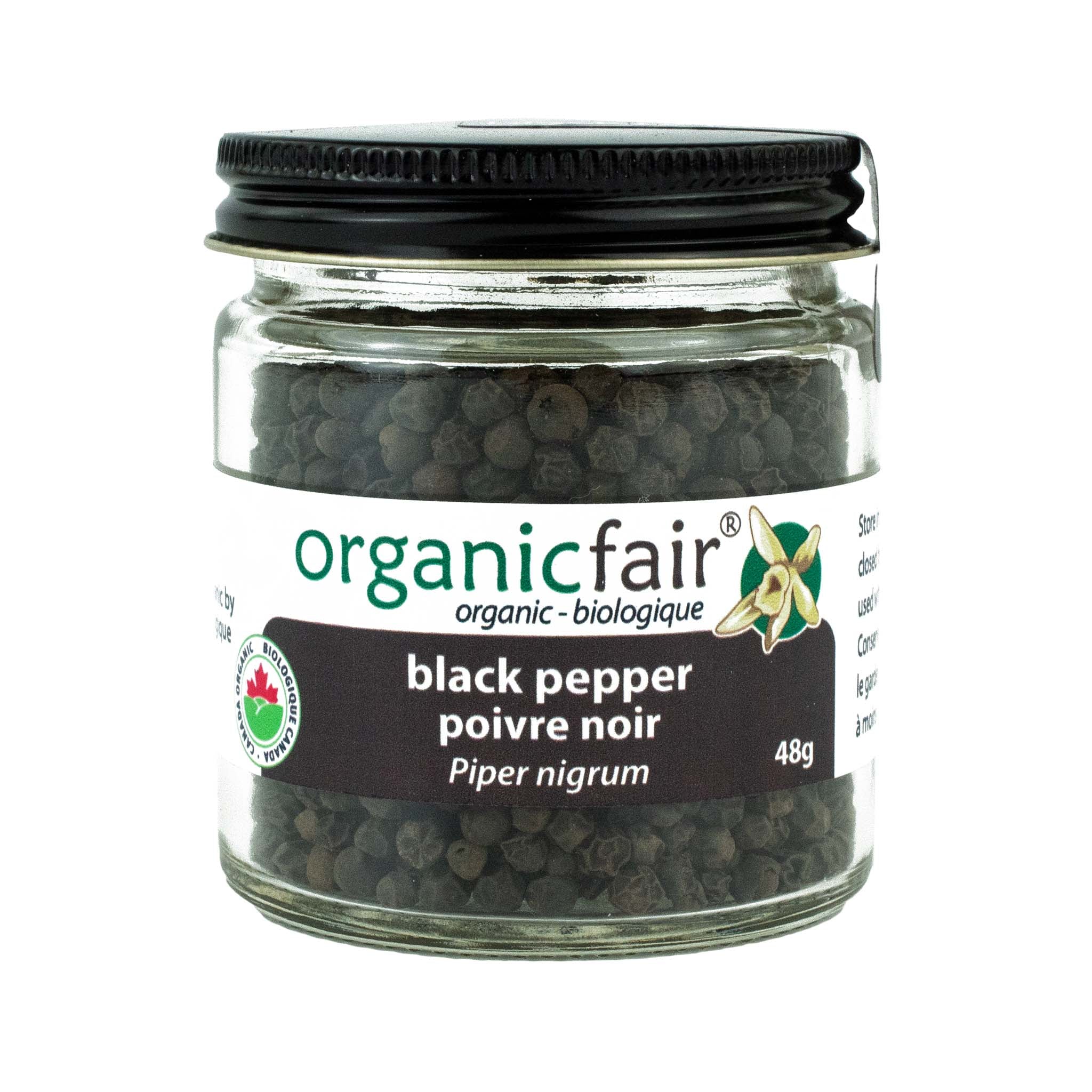 Black Pepper - Jar 48g - organicfair.com
