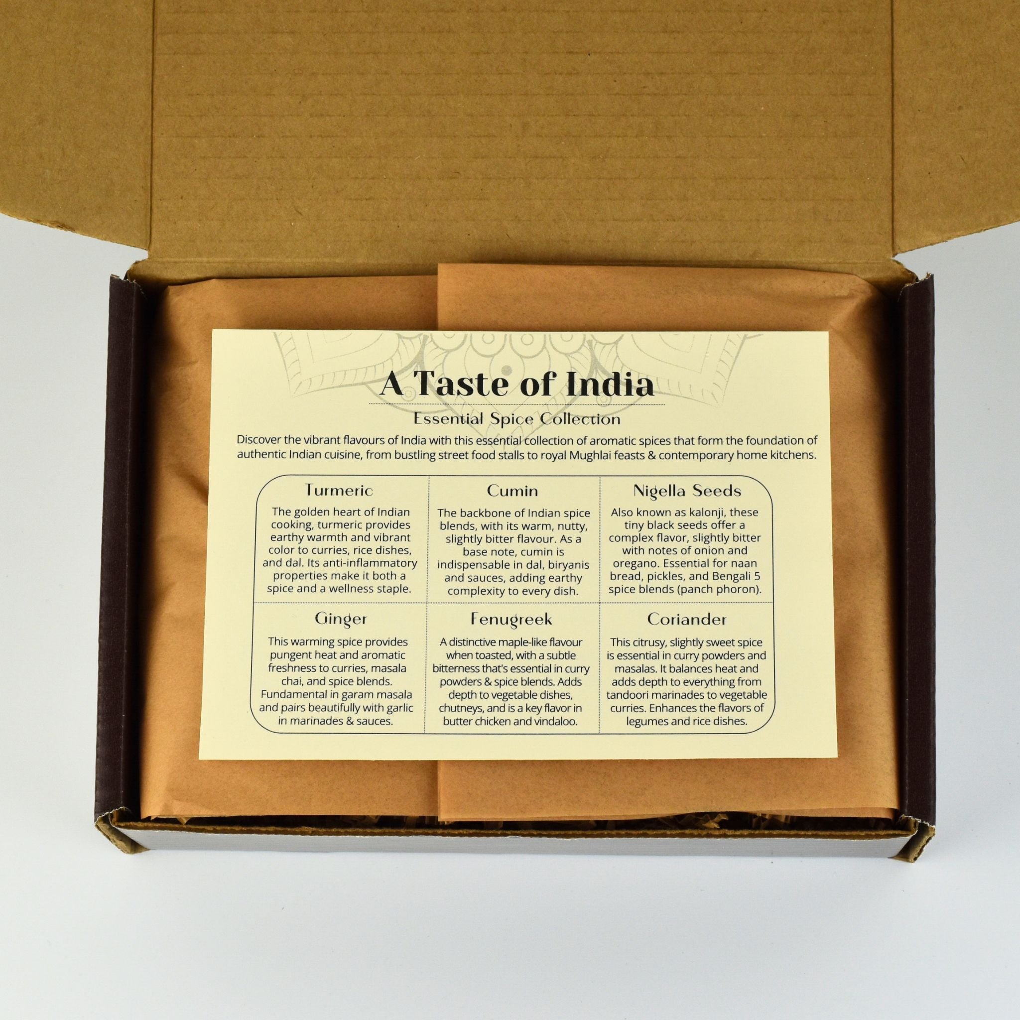 A Taste of India Spice Set - organicfair.com