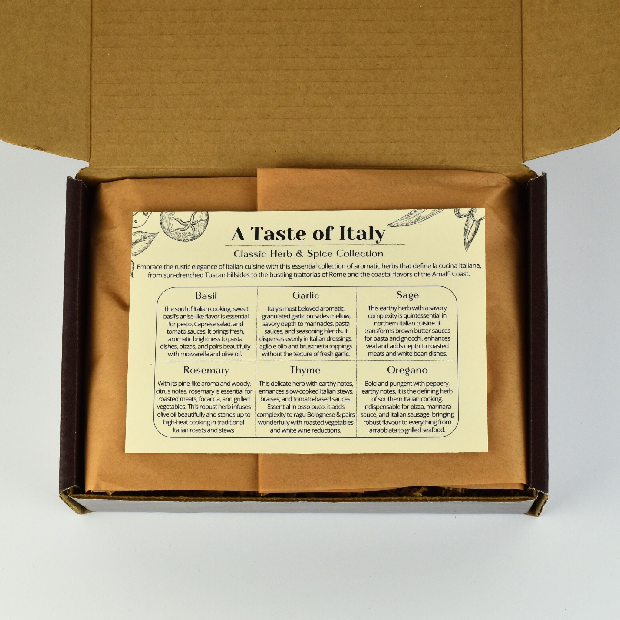 A Taste of Italy Spice Set - organicfair.com