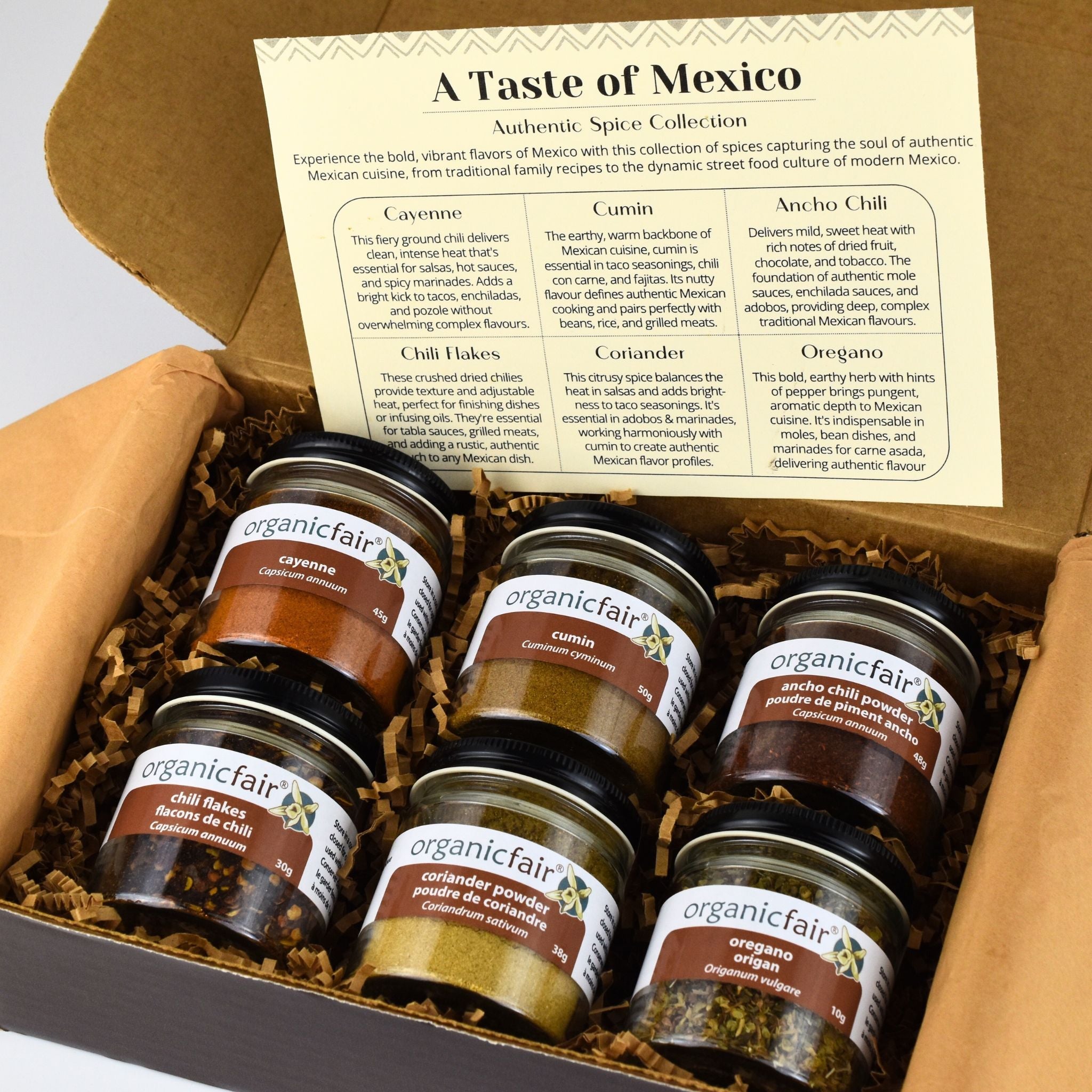 A Taste of Mexico Spice Set - organicfair.com