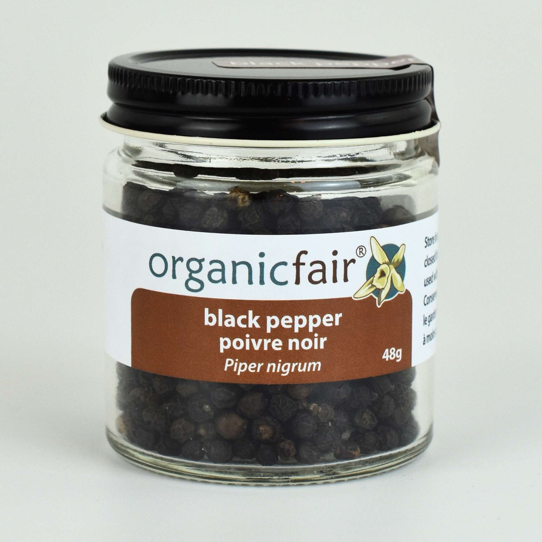 Black Pepper - Jar 48g - organicfair.com