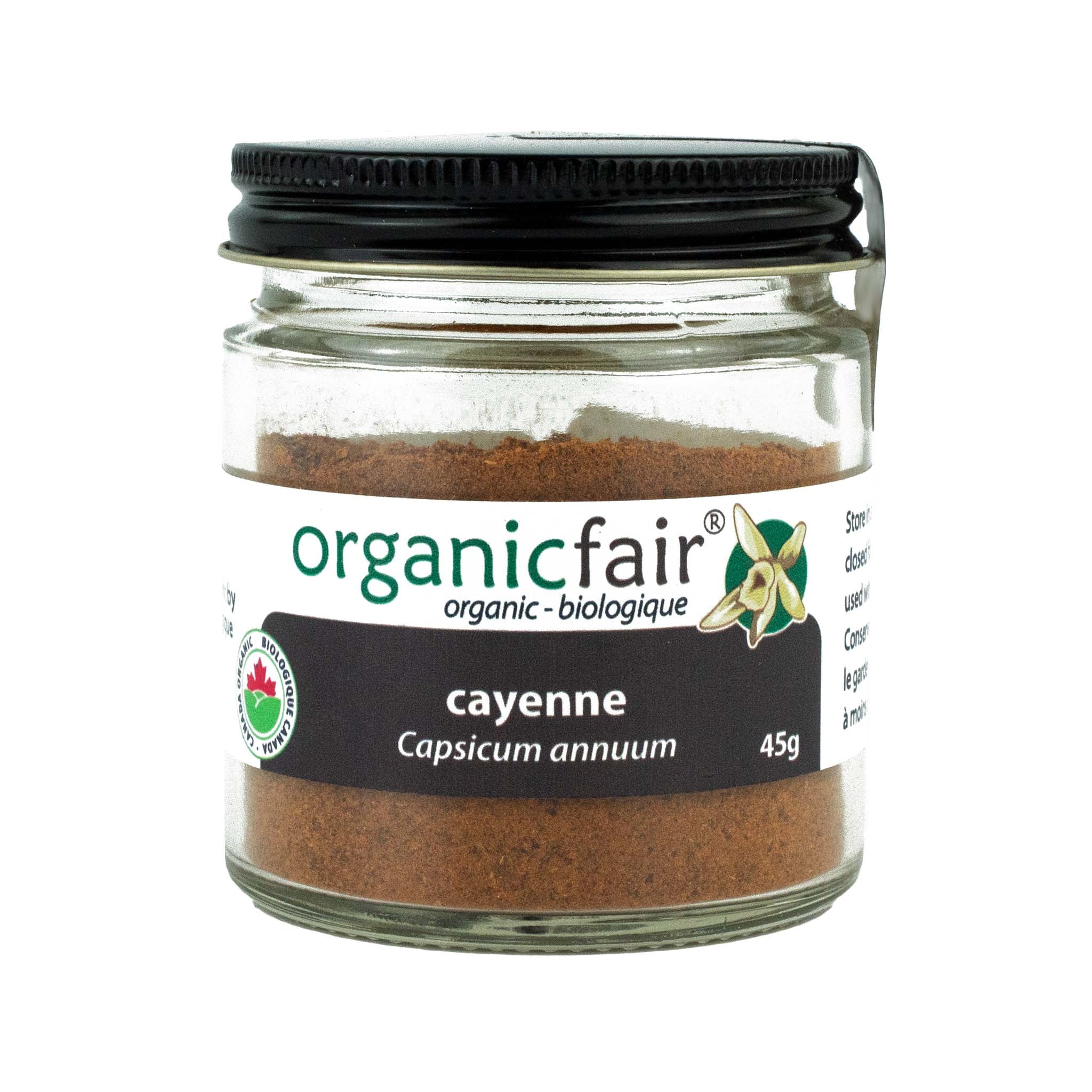 Cayenne Powder - Jar 45g - organicfair.com