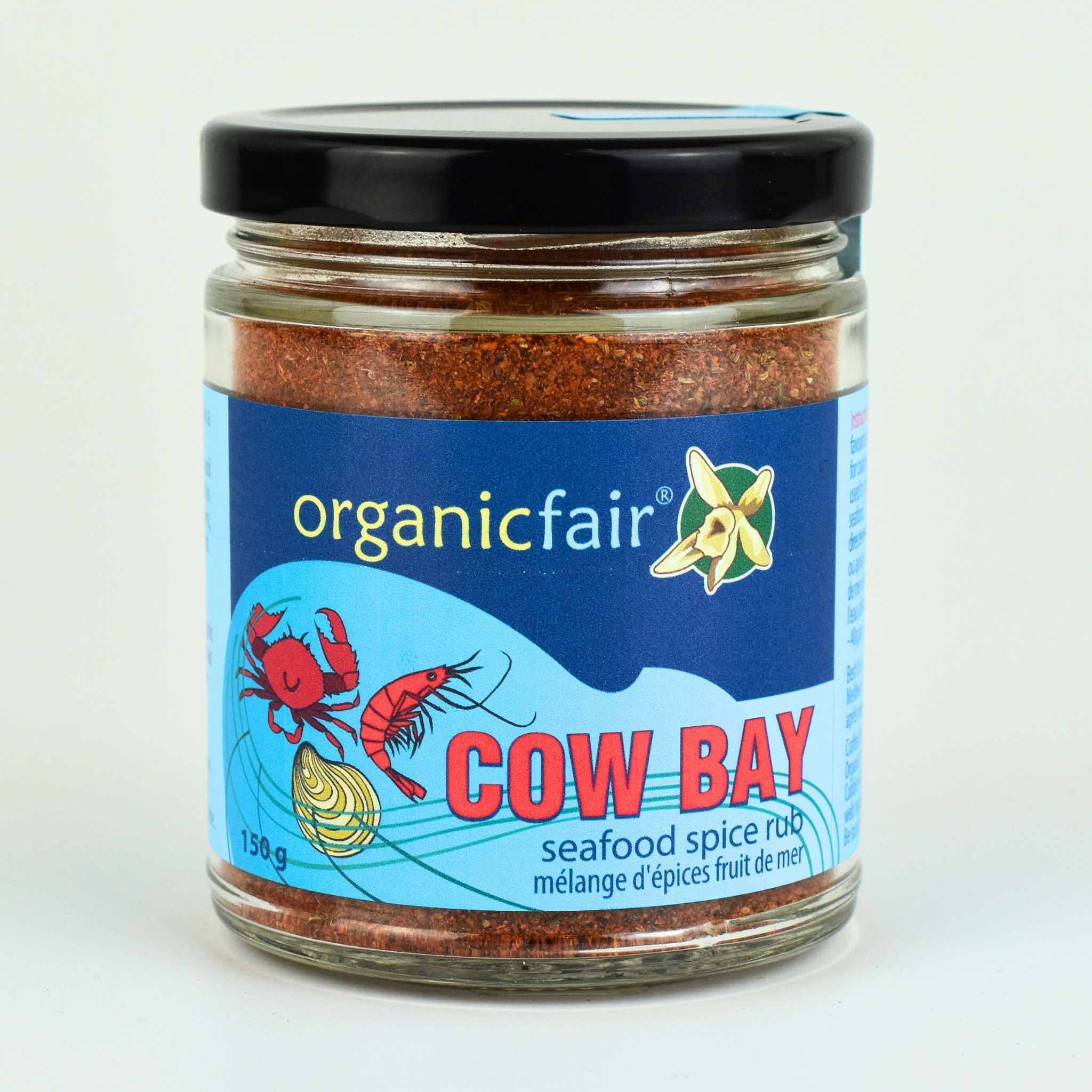 Cow Bay Seafood Spice - Jar 150g - organicfair.com