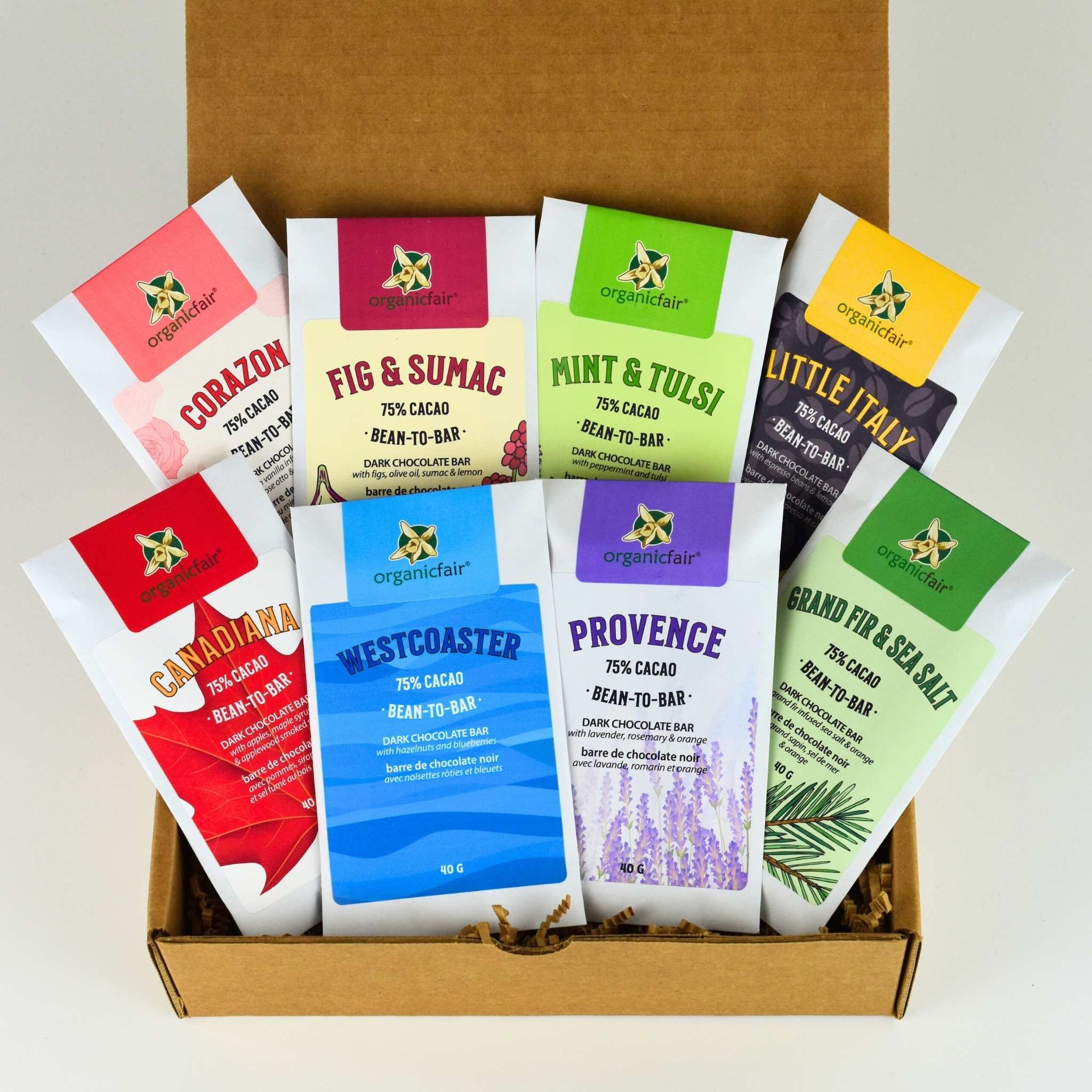 Dark Chocolate Bar Tasting Collection - organicfair.com