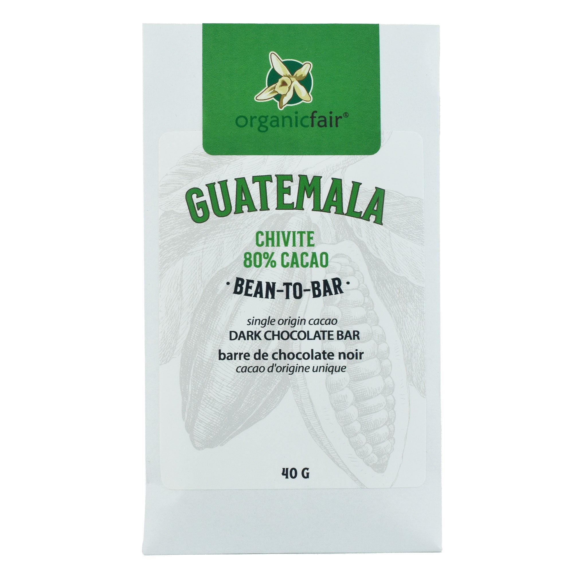 Guatemala Single Origin Dark Chocolate Bar - organicfair.com