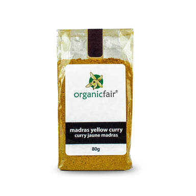 Madras Yellow Curry Spice Blend - Bag 80g - organicfair.com