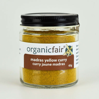 Madras Yellow Curry Spice Blend - Jar 45g - organicfair.com