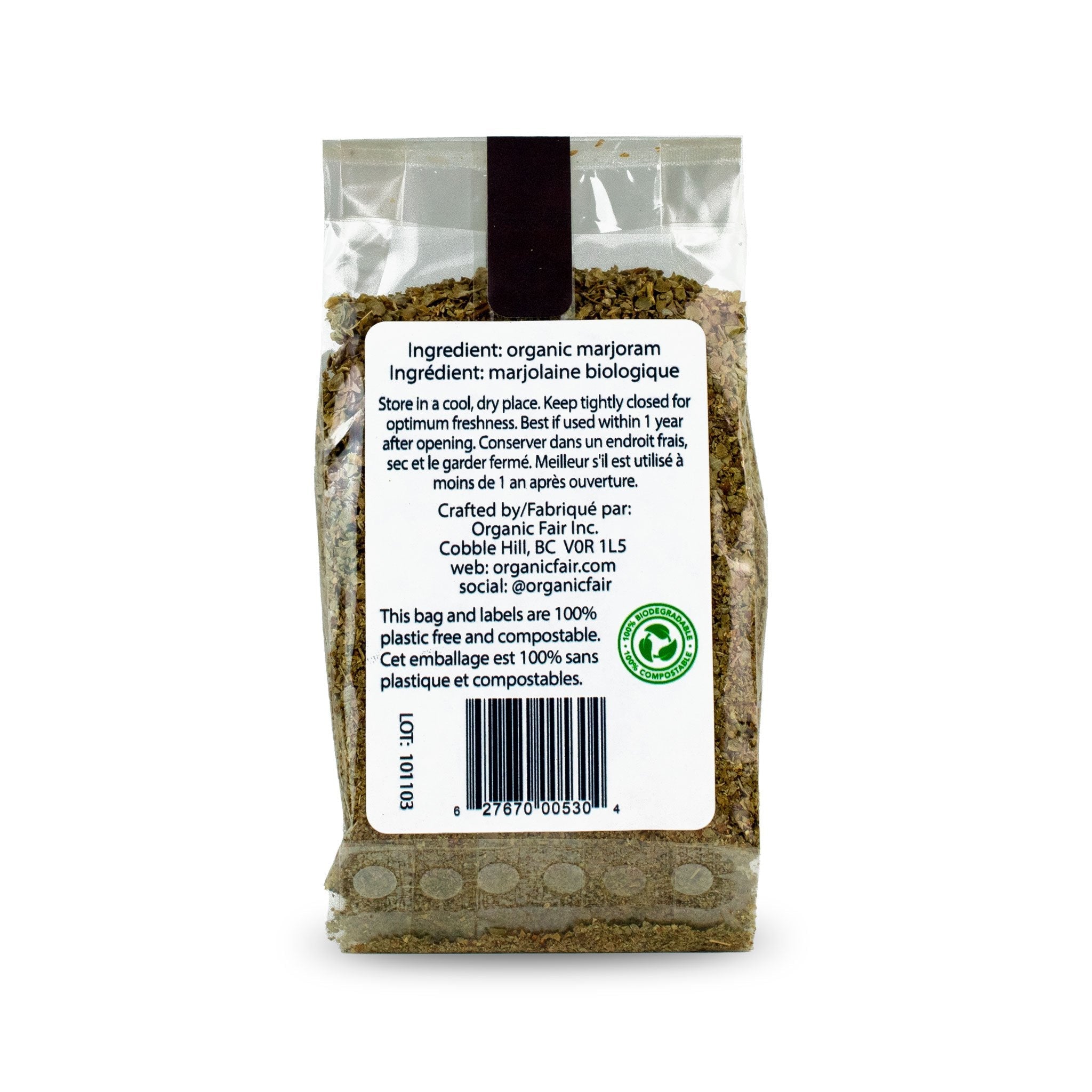 Marjoram Leaves - Bag 21g - organicfair.com