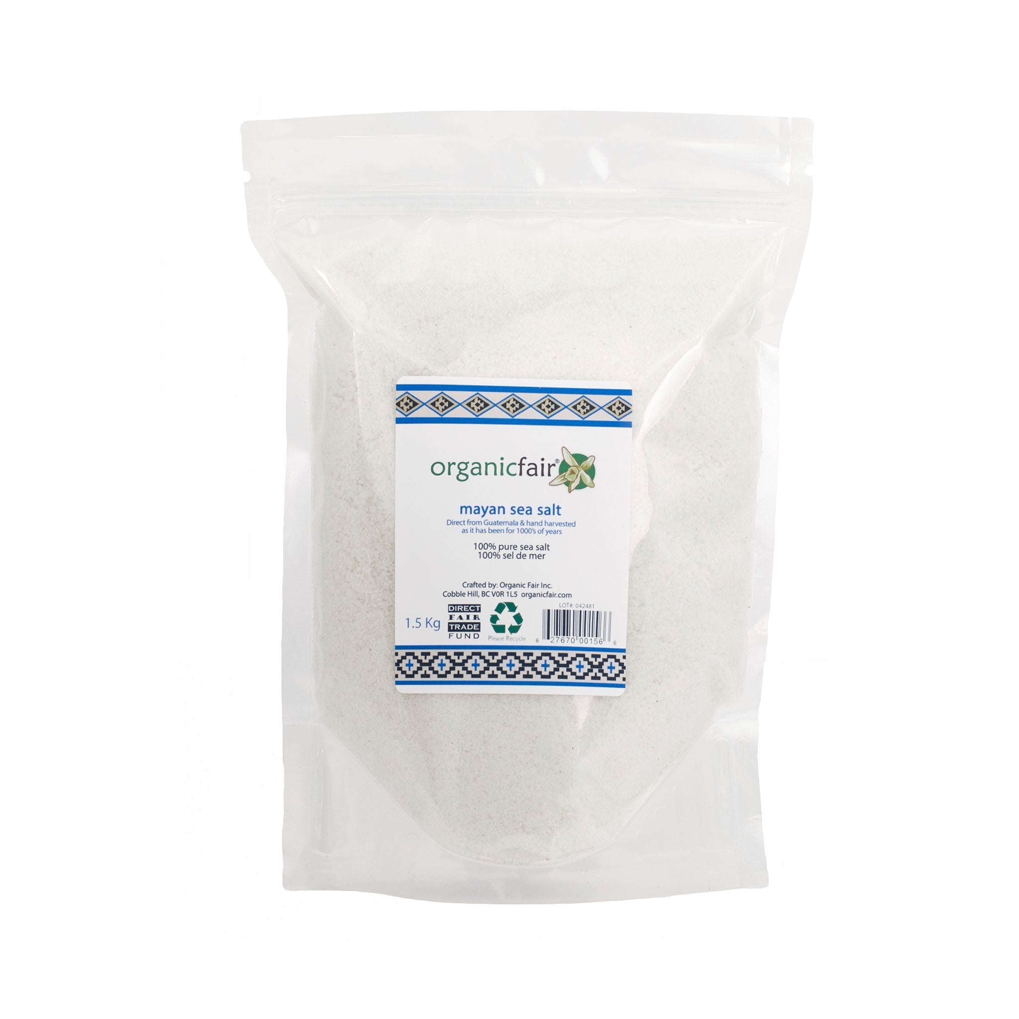 Mayan Sea Salt - 1.5KG - organicfair.com