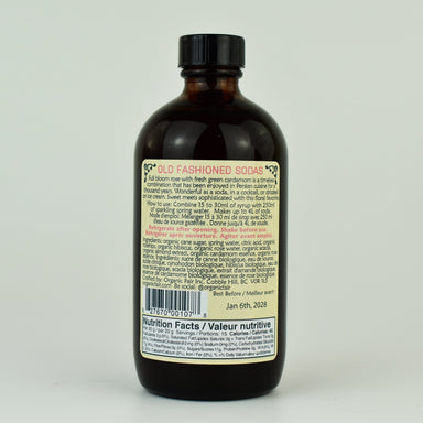 Rose Cardamom Soda Syrup - organicfair.com