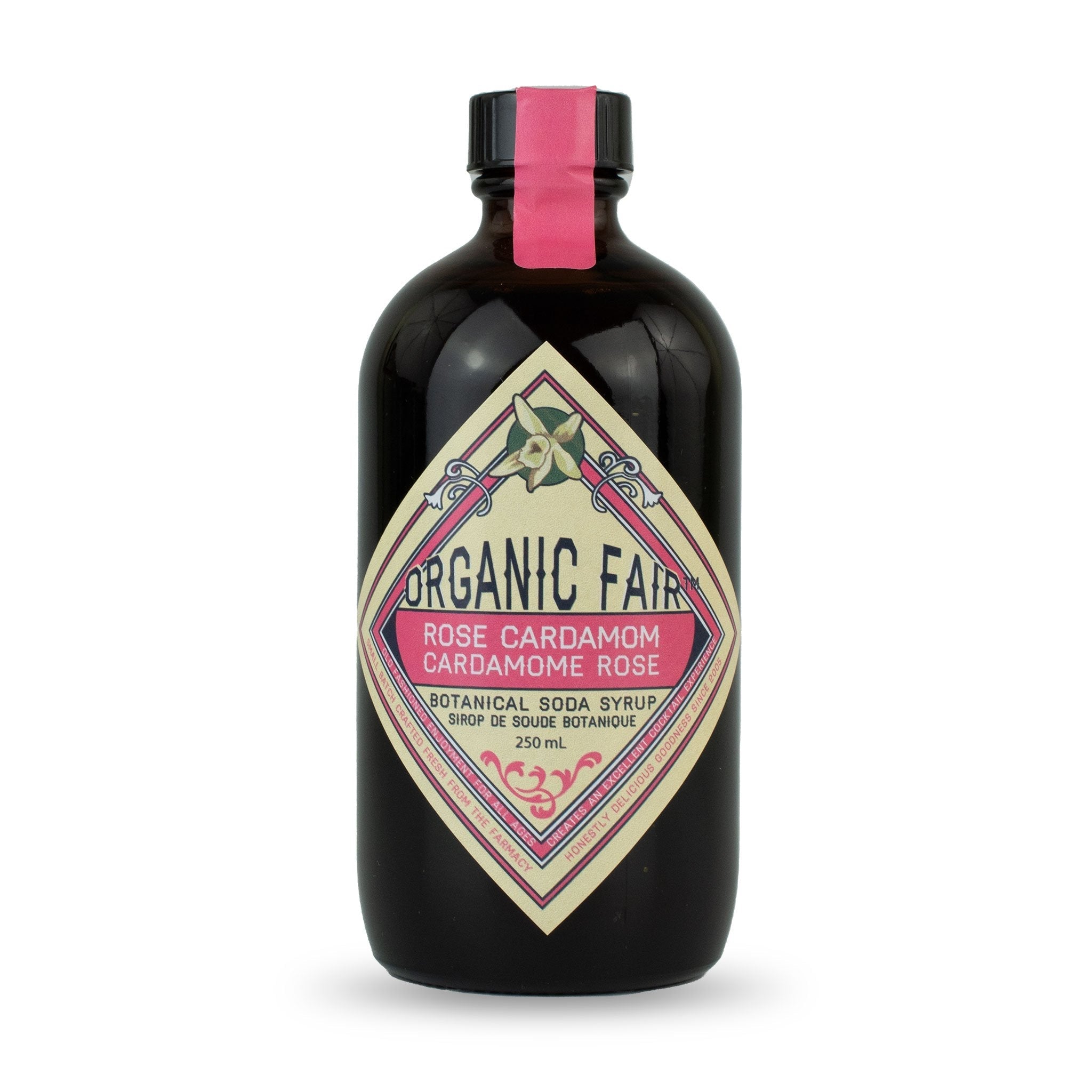 Rose Cardamom Soda Syrup - organicfair.com