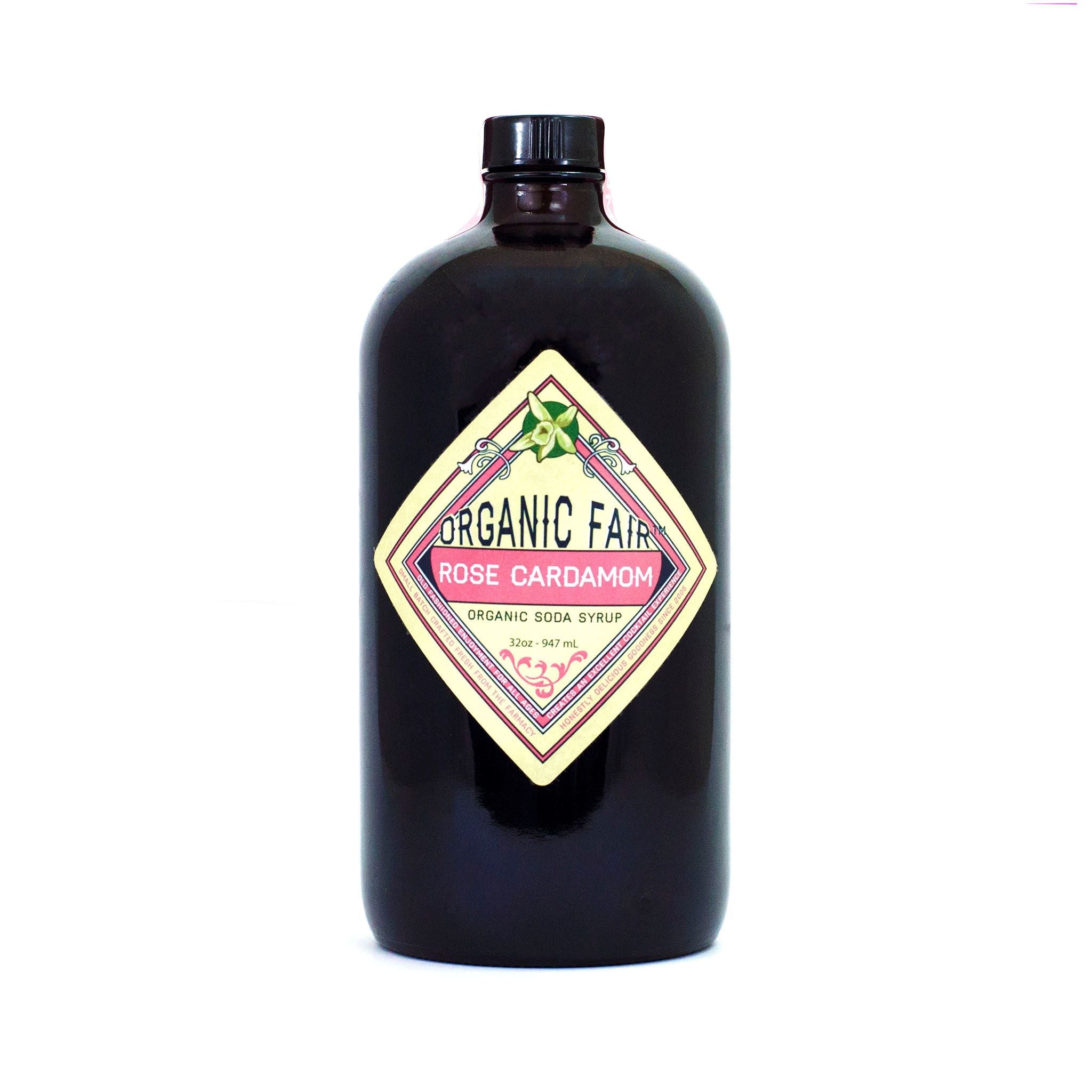 Rose Cardamom Soda Syrup - organicfair.com