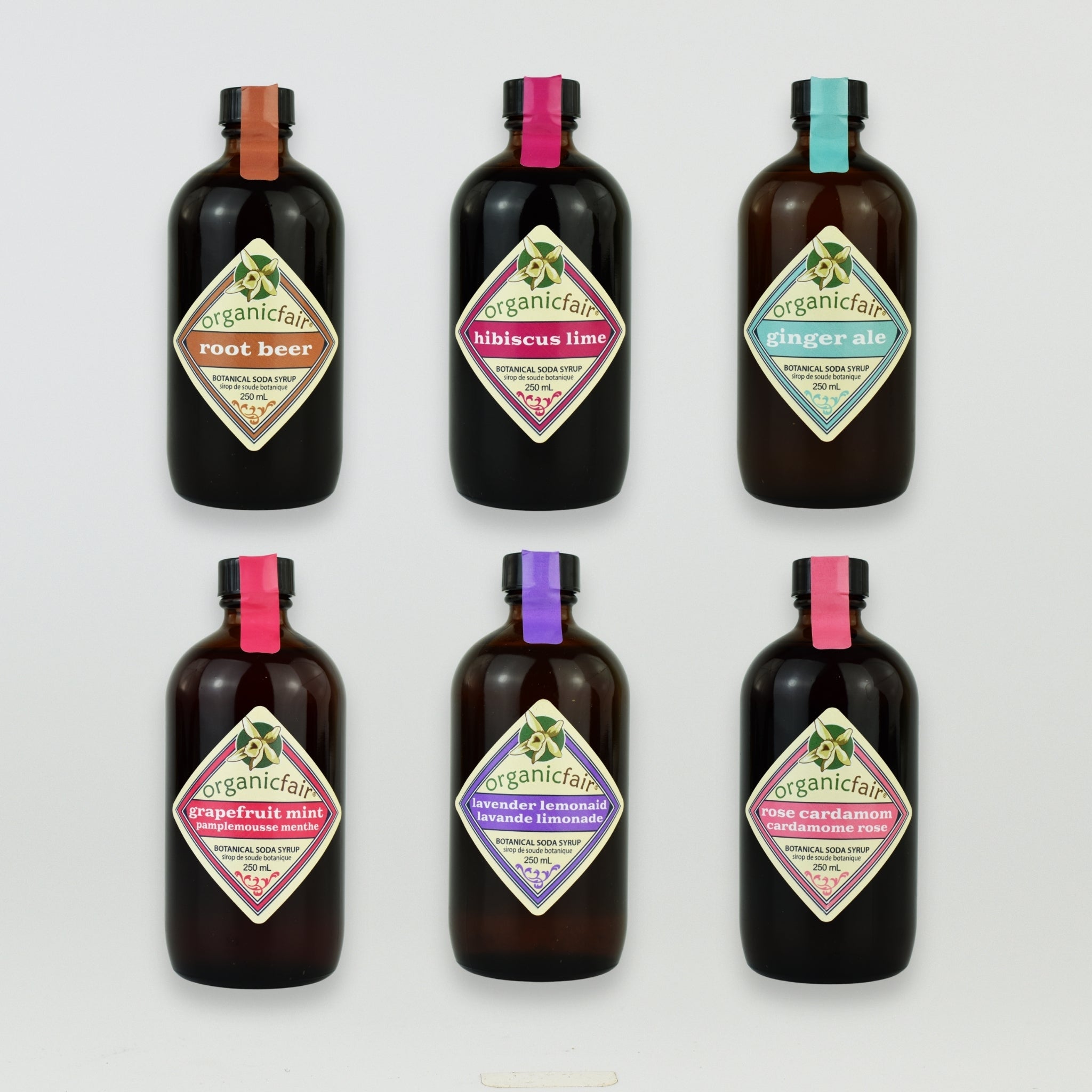Soda Syrup Set - Botanical Syrup Flavours - organicfair.com
