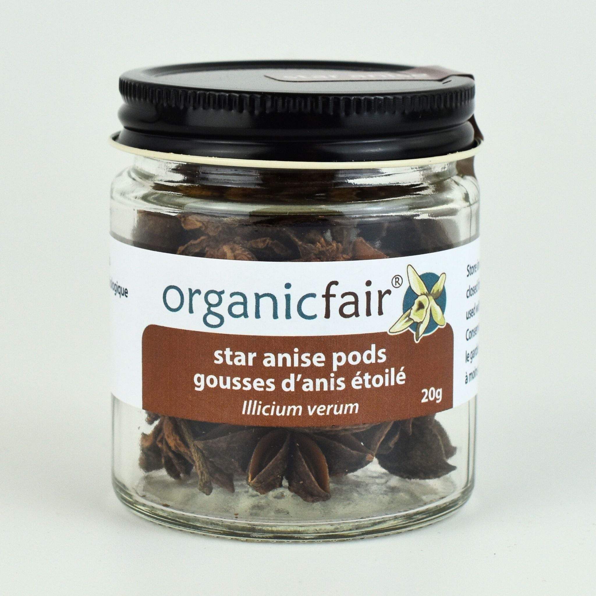 Star Anise Pods - Jar 20g - organicfair.com