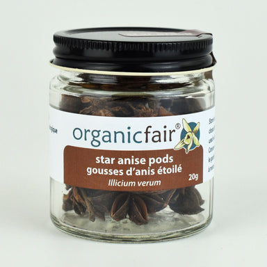 Star Anise Pods - Jar 20g - organicfair.com