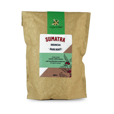 Sumatra - Dark Roast - Whole Bean Coffee 340g - organicfair.com