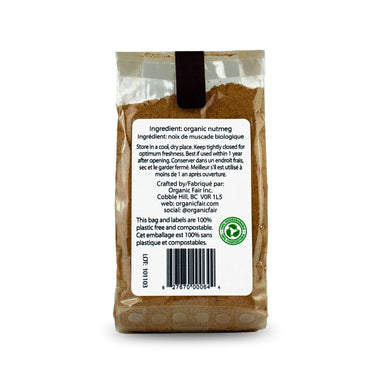 Nutmeg Powder - Bag 80g - organicfair.com