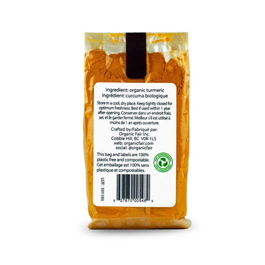 Turmeric Powder - Bag 110g - organicfair.com