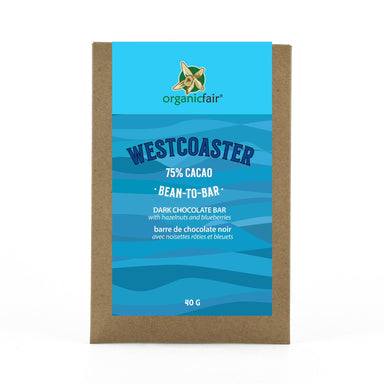 Westcoaster Dark Chocolate Bar - organicfair.com