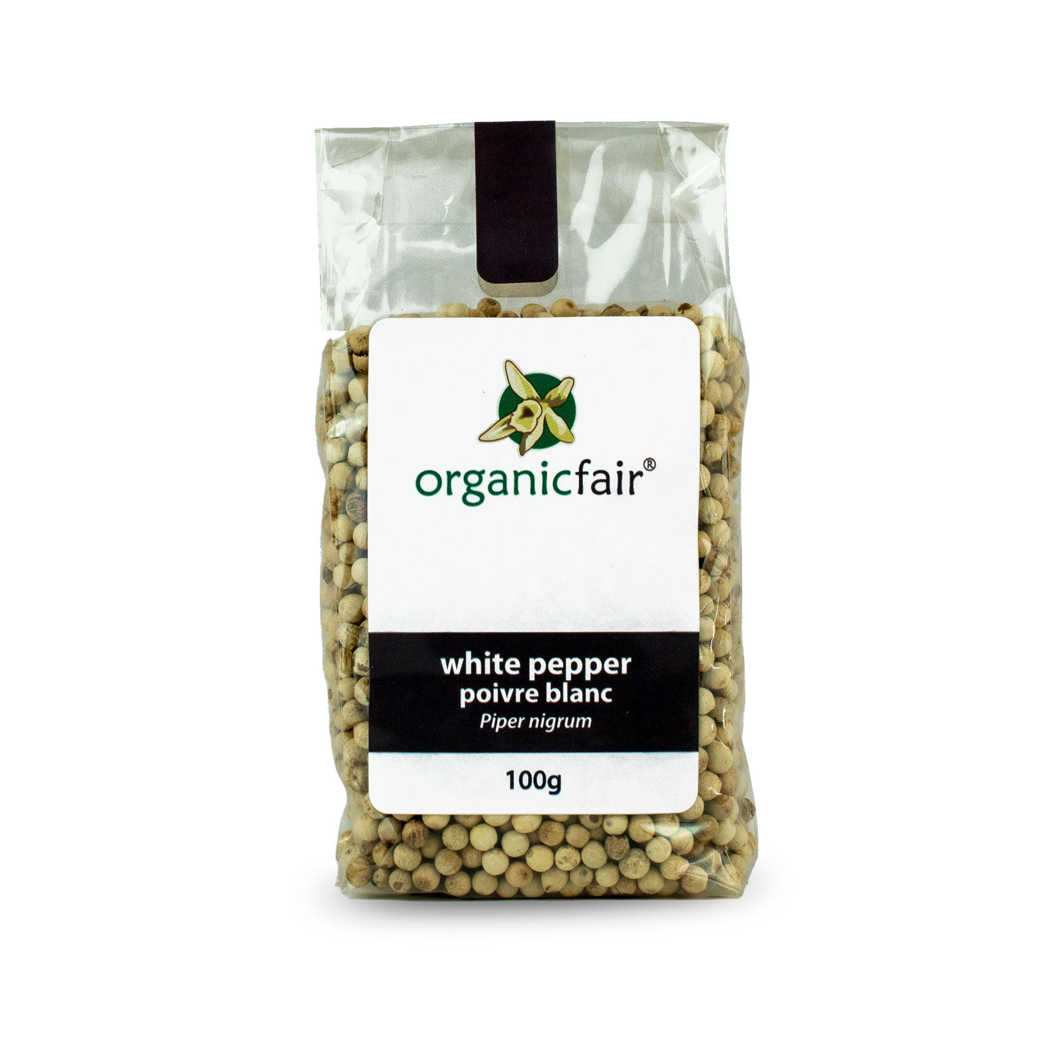 White Peppercorns, Whole - Bag 100g - organicfair.com